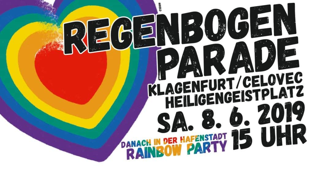 Regenbogenparade 2019 Klagenfurt/Celovec