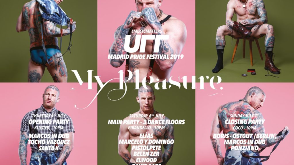 Mypleasure Uff Urban Fetish Festival Madrid Pride 2019 Bracelet
