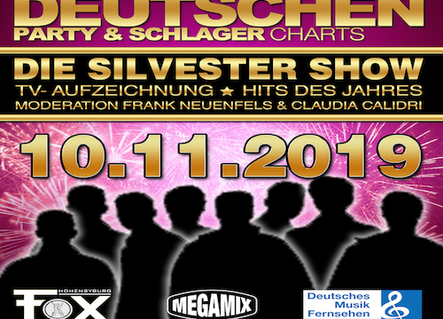 Die offiziellen deutschen Party + Schlager Charts – Die Silvester Show 2019
