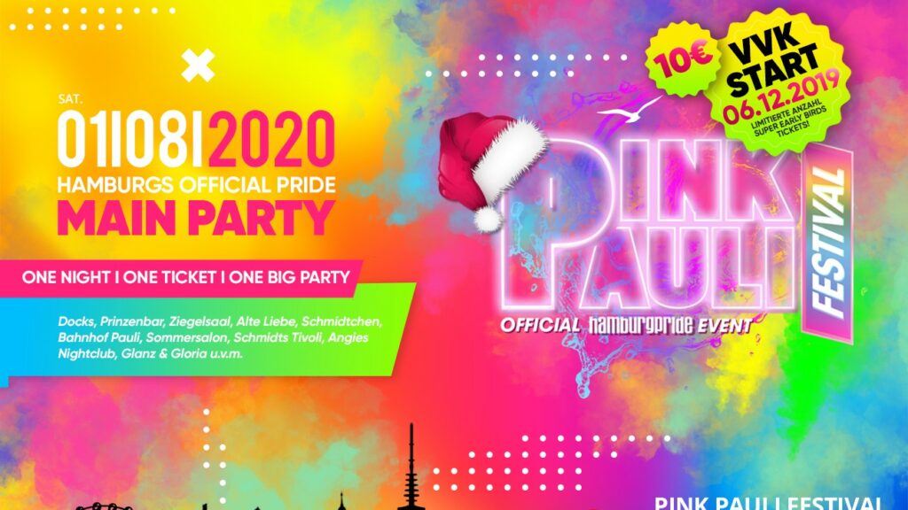 Pink Pauli Festival 2020 – Official Hamburg Pride Event