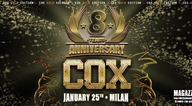 COX – 8th Anniversary
